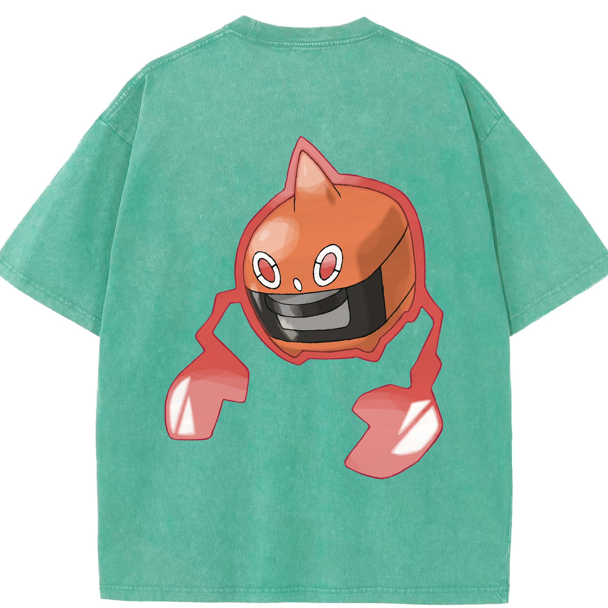 （画像用） ポケットモンスター Pokémon 綿100% ヴィンテージ風 半袖Tシャツ（背面プリント）